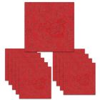 150 Servietten Lace embossed fire 33 x 33 cm ppd 007255
