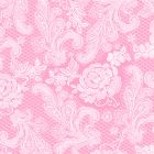 Servietten Lace Royal embossed pastel pink white 33 x 33 cm ppd 007880