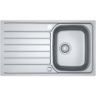 FRANKE Spüle SPARK SKX 611 aus Edelstahl mit Drehexcenter / Edelstahlspüle / Auflagespüle / Spüle