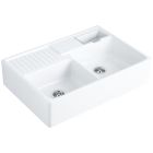 Doppelbecken - Spülstein WEIß ALPIN / Villeroy & Boch / Spülen / Keramik / Keramikspüle / Spülbecken