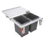 Franke Abfallsorter GARBO 60-2 Frontauszug ab 60 cm Schrankbreite / Abfalleimer / Mülleimer / Abfallsammler 36 (2x18) Liter