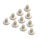 10er SET Ersatzgummifuß für FRANKE Rüstkorb / Gummifüße für Rüstkörbe / Standfüße / Pilzform