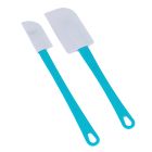 METALTEX 242500021 Whippy Teigschaber 24 cm - 2-teilig - AQUAMARIN / Teig-Schaber / Glätter
