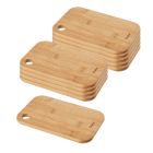 10er SET METALTEX 569061010 Schneidebrett 22 x 14 x 1,0 cm Bambus / Schneidbrett / Schneidebrett Holz