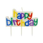 METALTEX 259016000 Geburtstagskerze HAPPY BIRTHDAY / Geburtstags - Deko
