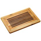 KESPER 28105 Brot-Schneidebrett mit abnehmbarem Schneiderost aus Akazienholz 47,5 x 32 x 2 cm