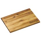KESPER Brotzeitbrett aus Akazienholz mit Einbrand - Motiv Brotzeit / Vesperbrett / Brotzeitbrett