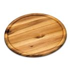 KESPER 28462 Pizzateller 32 cm aus FSC-zertifiziertem Akazienholz / Holzteller / Pizzaunterlage / Pizza-Holzteller / Holzgeschirr