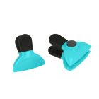 METALTEX CHROMOTHERAPY Beutelclip mit Magnet - AQUAMARINE / Verschlussclip 1 Stück