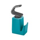 METALTEX Soap-Tex Seifenspender türkis mit Schwamm- und Ringhalter / Dispenser / Seifen-Station