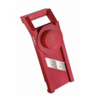 GSD 30011 Universal-Gemüsehobel mit 3 Einsätzen, Farbe Rot / Gemüseschneider / Gemüsehobel / Hobel