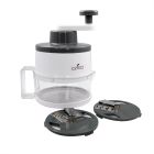 Gemüseschneider CHEF CUTTER mit 3 Einsätzen / Gemüse-Spaghettischneider / Spiralschneider / Dekoschneider / GSD