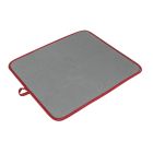 METALTEX SofTex 45 x 40 cm - Microfaser Abtropfmatte grau/rot