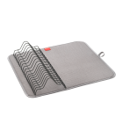 METALTEX 321680000 Drytex Lava Spülkorb mit Microfaser Abtropfmatte 45 x 40 x 7 cm TouchTherm, matt schwarz / Abtropfgestell