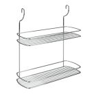 METALTEX 350314 Lonardo Vorratsregal, 2 Etagen / Relingsystem