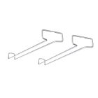 METALTEX Rail41 Weinglashalter lang Polytherm 41 x 11 x 4 cm, 2er Set / Gläserhalter / Raumsparer