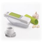 Knoblauch-Set bestehend aus Schneider und Schäler / Knoblauch Set / GSD