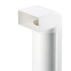 N-UR 100 Umlenkstück 90° mit Rundrohr 900 mm / Compair® norm (System Ø 100)