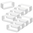 10er SET F-VBS 150 Rohrbogenverbinder / Verbindungsstück / Verbindungsmuffe / Compair flow (System Ø 150)