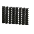 NABER 4041023 Klemmaufnahme Set PRESA für Topmaster, schwarz