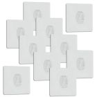 10er SET METALTEX 294801000 Klebehaken wiederverwendbar 80 x 80 mm