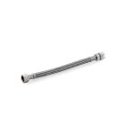 Flexibler Edelstahlschlauch 300 mm mit 3/8 Zoll Verschraubung und 3/8 Zoll Quetschverbindung / Anschlussschlauch