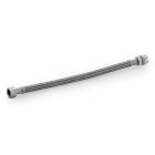 Flexibler Edelstahlschlauch 500 mm mit 3/8 Zoll Verschraubung und 3/8 Zoll Quetschverbindung / Anschlussschlauch