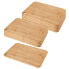 10er SET METALTEX 569069010 Schneidebrett 35 x 25 x 1,0 cm Bambus / Schneidbrett / Schneidebrett Holz
