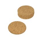 METALTEX 569832010 Glasuntersetzer 6er Set, Ø 9 x 0,5 cm / Kork Untersetzer