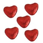 200er SET Choco-Herzchen rot, lose 5 g / Schokolade Herz / Valentinstag / Muttertag