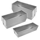 10er SET ZENKER Königskuchenform 25 cm / Serie Silver / Backform / Kastenform / Kuchenform