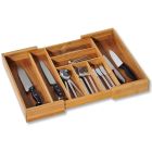KESPER 17085-13 Variabler Besteckkasten Bambus ausziehbar von 35 - 58 cm