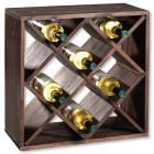 KESPER 69244 Weinregal aus Kiefernholz für 20 Flaschen, 50 x 50 x 25 cm / Weinflaschen-Regalsystem