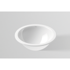 Alape EB.K325 Einbaubecken ohne Überlauf, kreisförmig, Ø 325 mm, innen und außen glasiert, Weiß, ohne Hahnloch / Waschtisch / Waschbecken