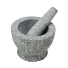KESPER 71502 Mörser mit Schlegel aus Granit - hell / Granit-Mörser / Kräutermörser