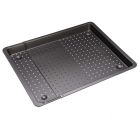 ZENKER Kurzzeit-Backblech ausziehbar 37-52 cm mit Antihaftbeschichtung / Serie Black Metallic / Backblech / Ofenblech