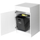 MÜLLEX SINGLE 35 Abfallsystem mit Kippsystem 35 Liter ab 40 cm Schrankbreite