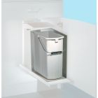 WESCO M7502010-1 Ersatzeimer 19 l weiß für VARIO Abfallsystem Maße (B x H x T): 360 x 360 x 185 mm / Einsatz / Abfalleimer