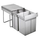 WESCO 757721-85 Abfallsorter 40 (2x10 + 20) Liter TRENTA 5 ab 40 cm Schrankbreite
