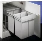 WESCO 787911-85 Abfallsorter 40 (2x20) Liter DOUBLE 4 ab 40 cm Schrankbreite