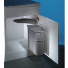 WESCO Abfallsorter 19 Liter VARIO 1 PLUS inkl. Bio Eimer ab 45 cm Schrankbreite, alugrau