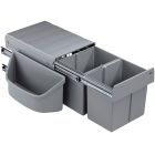 WESCO 782652-11 Abfallsorter für Eckschränke / CORNER BOY 2 / Abfalleimer / Abfallsammler / Mülleimer / Eckschrank