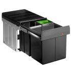 WESCO 88782111 Abfallsorter 32 (16 + 2x8) Liter TRIO MASTER ab 40 cm Schrankbreite