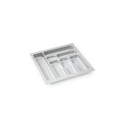 Besteckeinsatz-1, grau 55 cm (B 450-490 x T 440-490 mm) mit 7-Facheinteilung / Besteckeinsatz / Besteckkasten