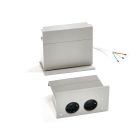 Linero MosaiQ eBoxx-Set Steckdosenanwendung in Titangrau / Steckdosen / Relingsystem / Kesseböhmer
