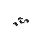 NABER 8051029 Cubo Klammer Set, Regalsystem, schwarz