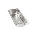 RIEBER Restebecken-Einsatz 84020150 aus Edelstahl für Waterstation classic 100 / Resteschale / Einsatz / GN 2/8 gelocht / Gastro - Behälter