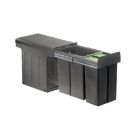 WESCO 857421-72 Abfallsorter 24 (16+8) Liter BIO DOUBLE MASTER oriongrau ab 30 cm Schrankbreite