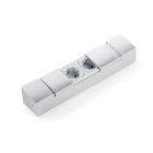 Doppel-Elektrobox / Doppelsteckdose mit Schutzdeckel / Steckdosen / Steckdose