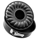 ZENKER Springform mit Flach- und Rohrboden, 24 cm mit Antihaftbeschichtung / Serie Black Metallic / Backform / Kuchenform